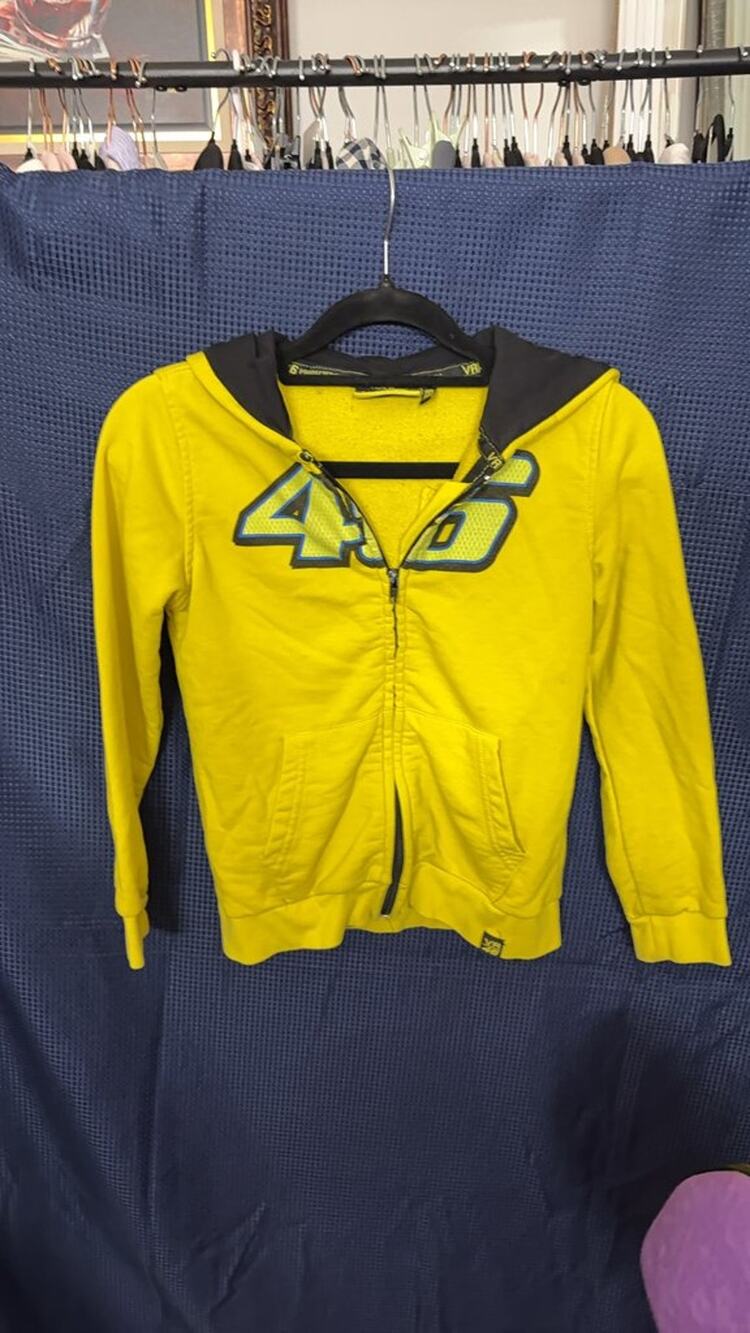 VR|46 Official Racing Apparel Yellow Hoodie
